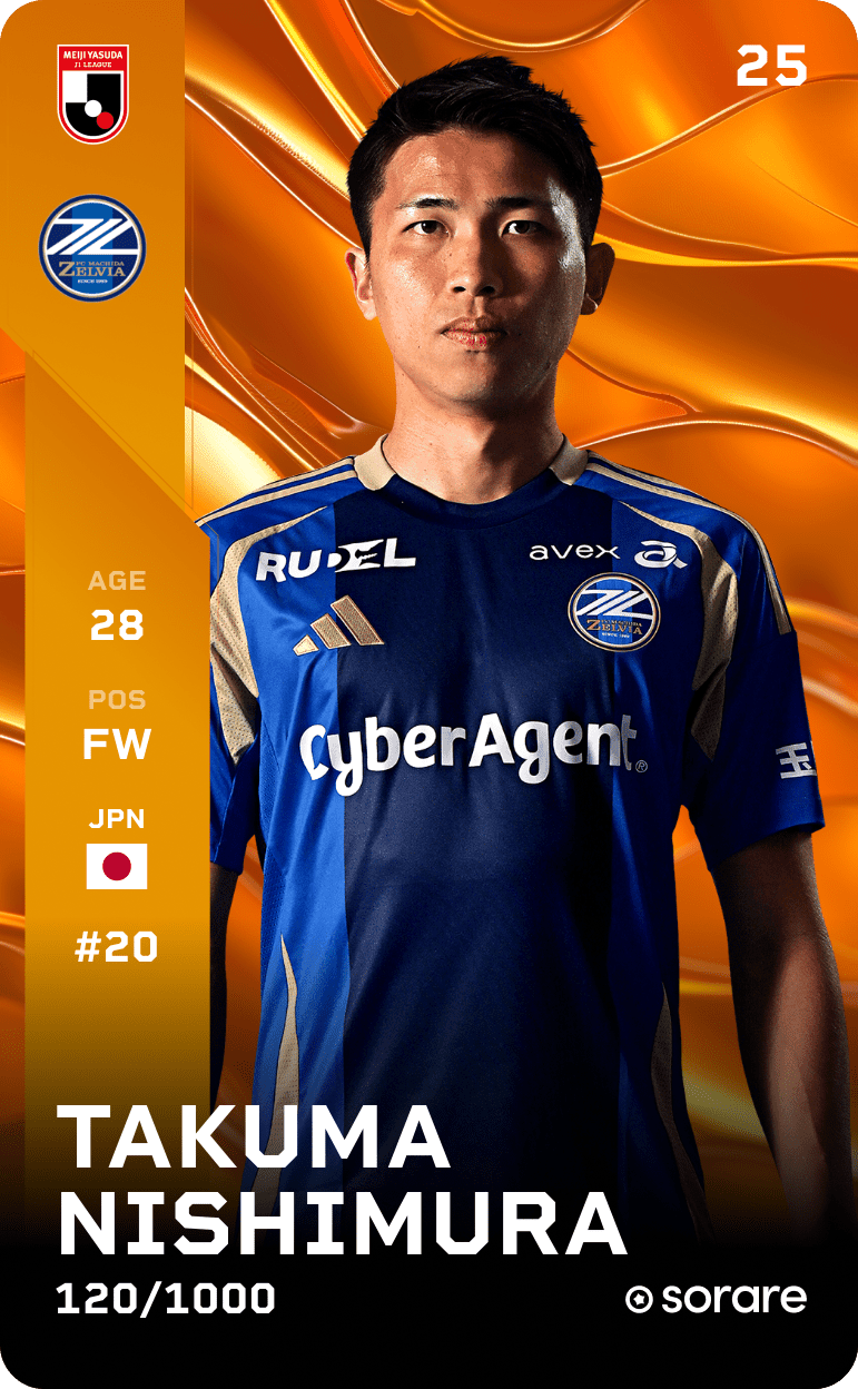 Takuma Nishimura 2025-26 • Limited 120/1000