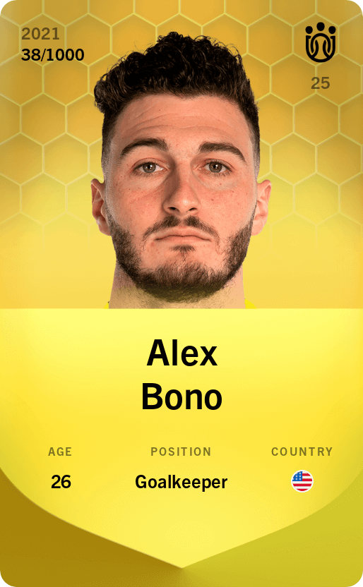 Alex Bono 2021-22 • Limited 38/1000