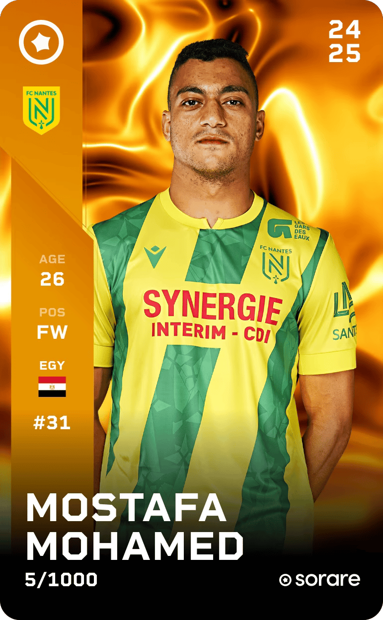 Mostafa Mohamed 2024-25 • Limited 5/1000