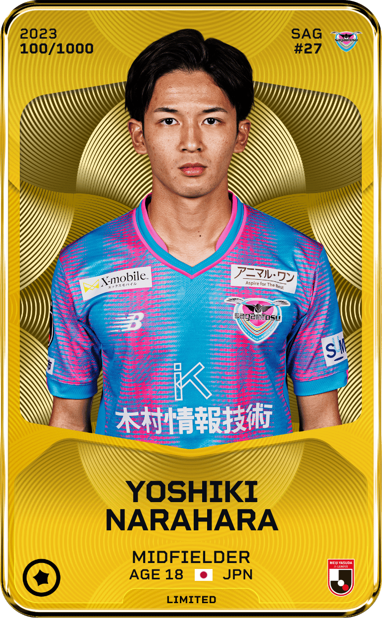 Yoshiki Narahara 2023-24 • Limited 100/1000