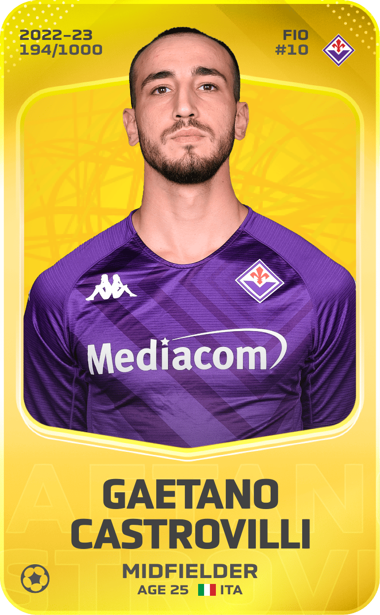 Gaetano Castrovilli 2022-23 • Limited 194/1000