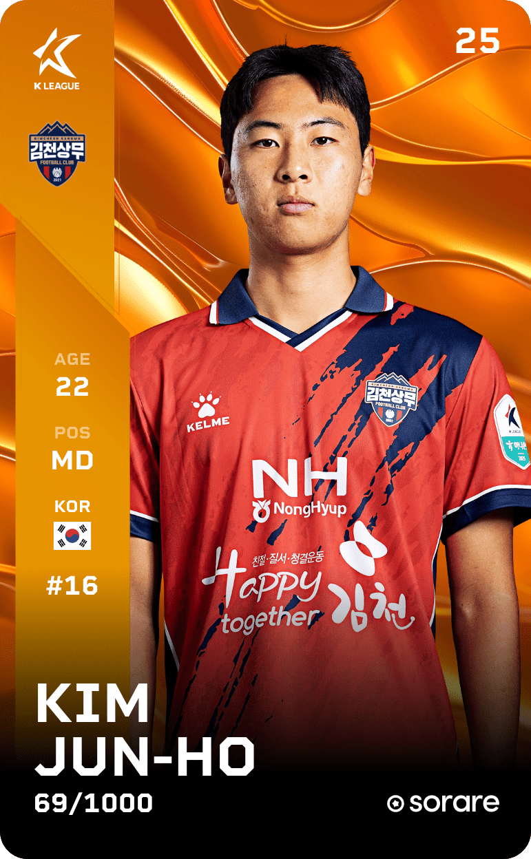 Kim Jun-Ho 2025-26 • Limited 69/1000