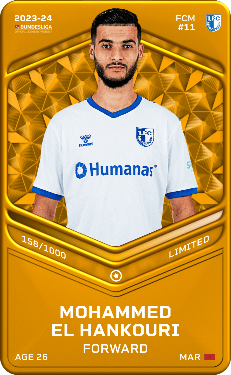Mohammed El Hankouri 2023-24 • Limited 158/1000