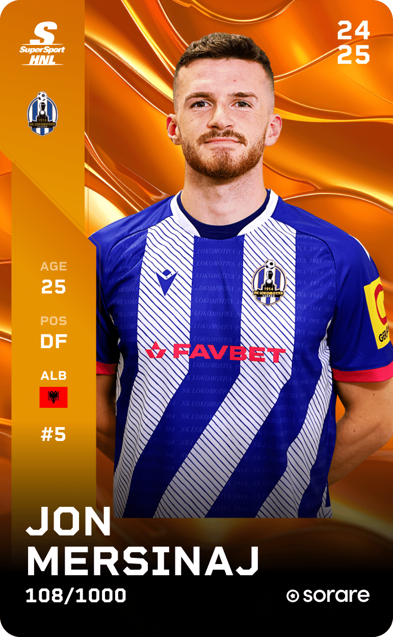 Jon Mersinaj 2024-25 • Limited 108/1000