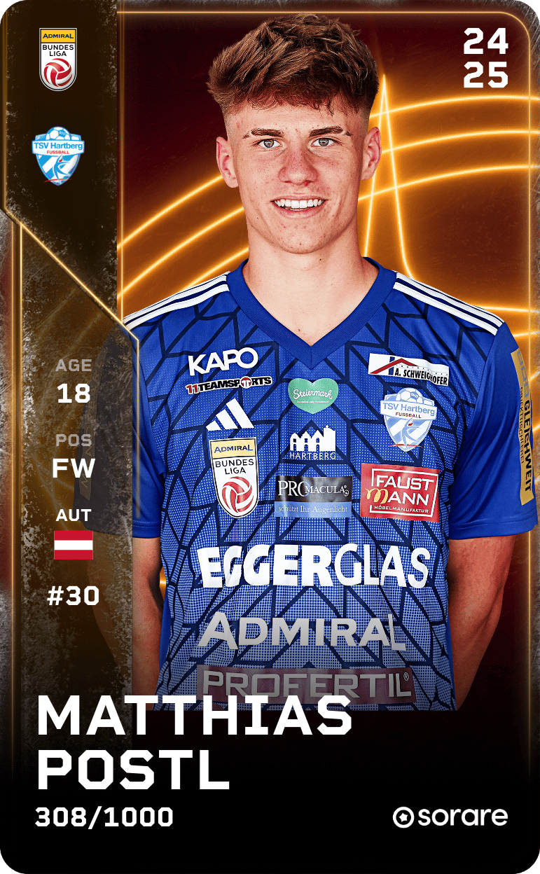 Matthias Postl 2024-25 • Limited 308/1000