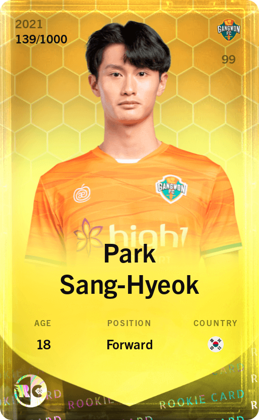 Park Sang-Hyeok 2021-22 • Limited 139/1000