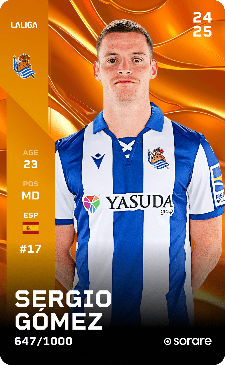 Sergio Gómez 2024-25 • Limited 647/1000