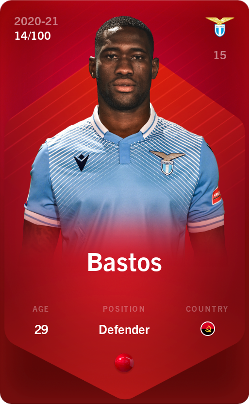 Sorare - Sorare Official - Bastos 2020-21 • Rare 14/100 - NFT # 101955700527214789887086326299378019191579413734259111604014857540537968113868