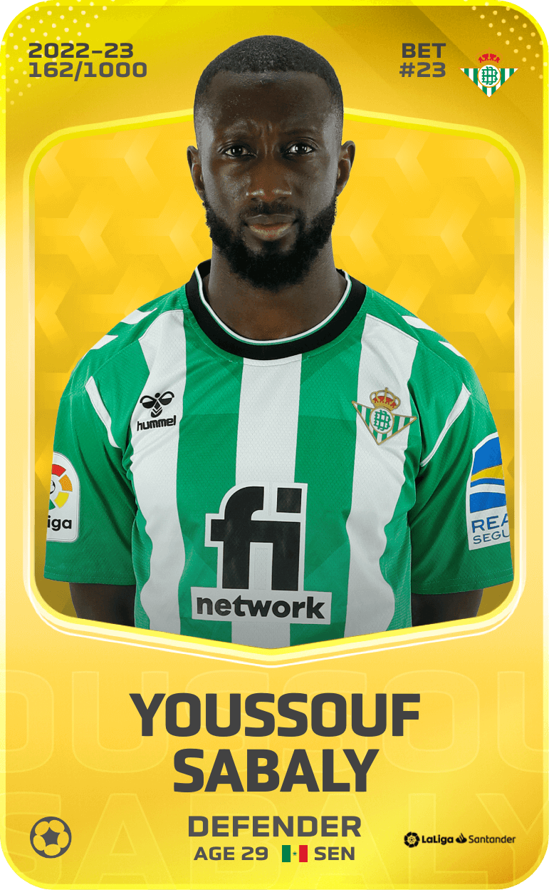 Youssouf Sabaly 2022-23 • Limited 162/1000