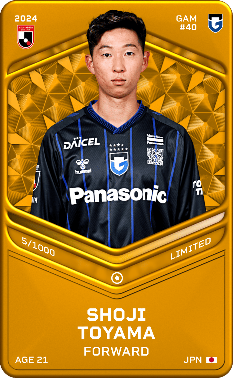 Shoji Toyama 2024-25 • Limited 5/1000