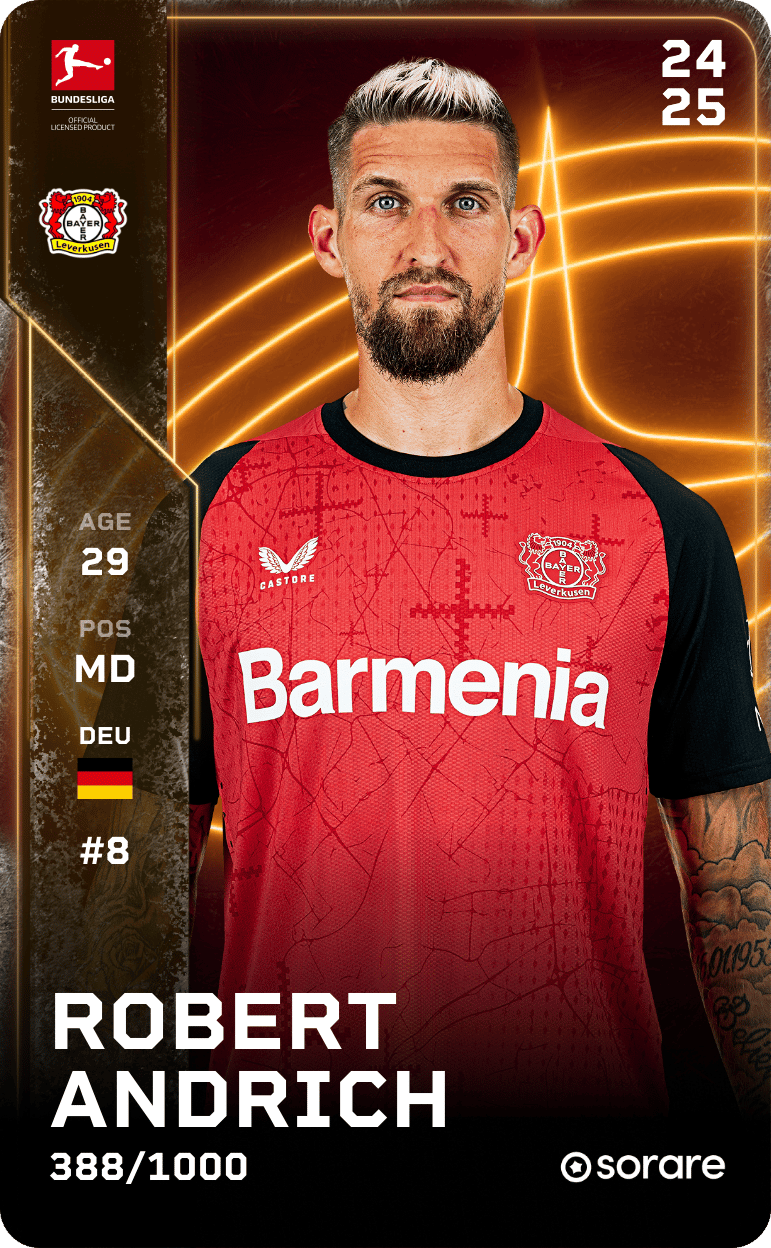 Robert Andrich 2024-25 • Limited 388/1000