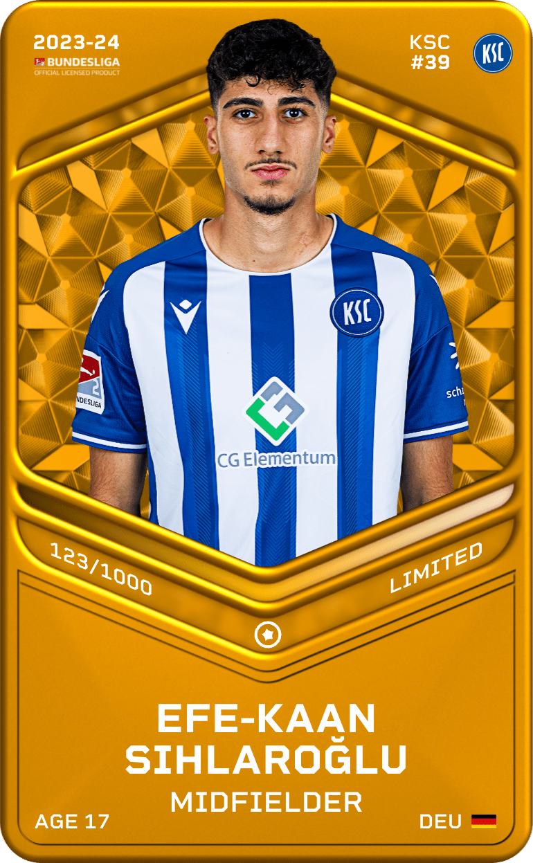 Efe-Kaan Sihlaroğlu 2023-24 • Limited 123/1000