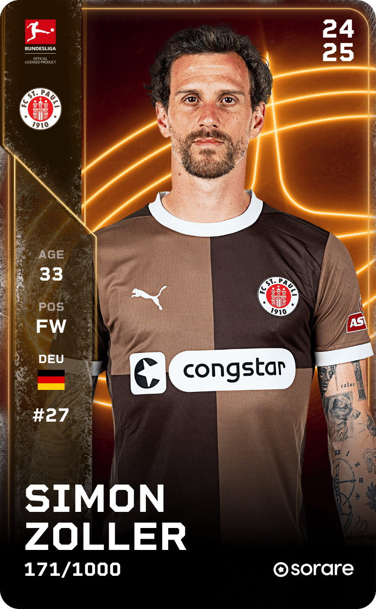 Simon Zoller 2024-25 • Limited 171/1000