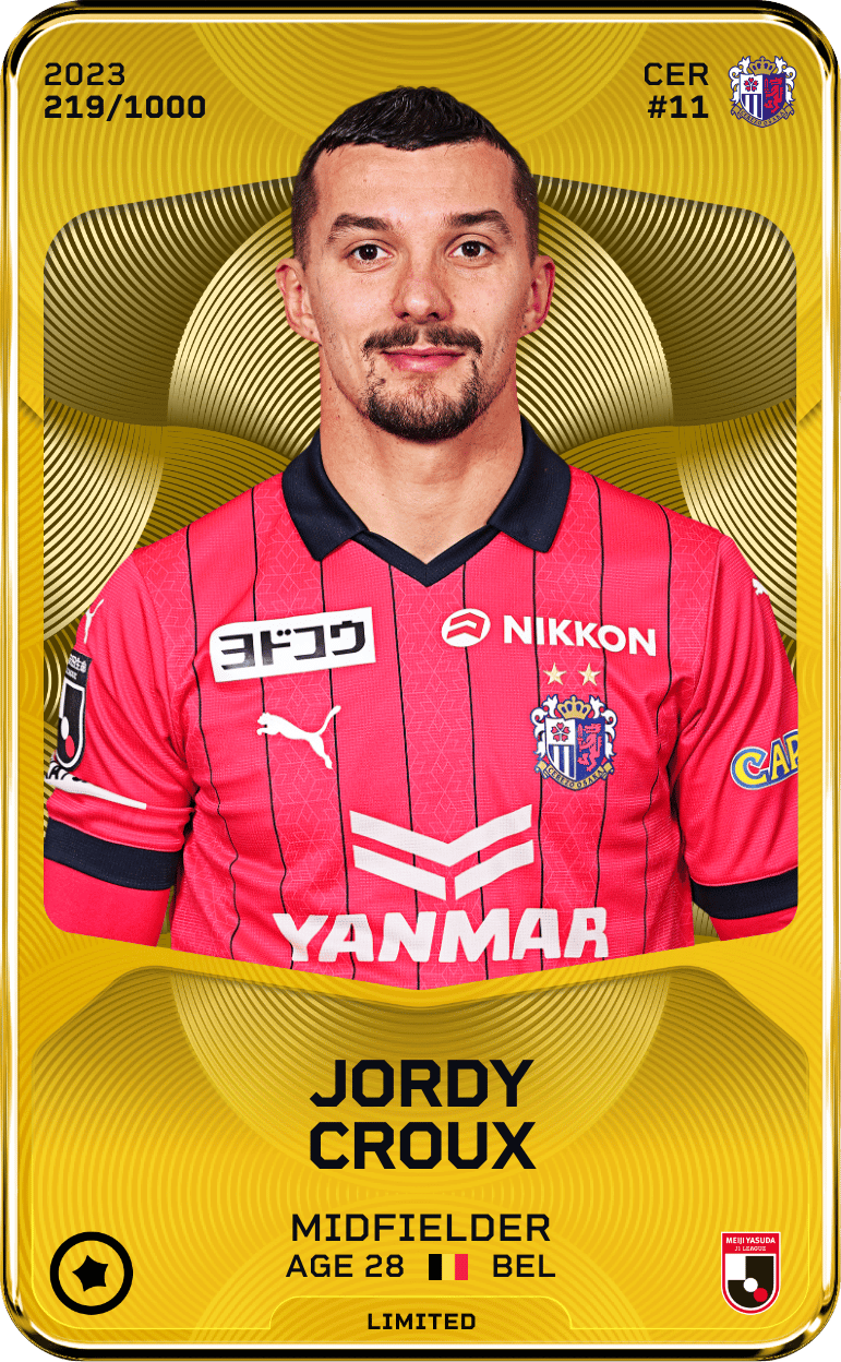 Jordy Croux 2023-24 • Limited 219/1000