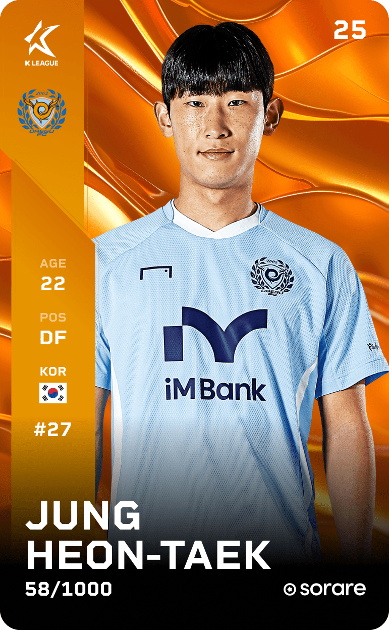 Jung Heon-Taek 2025-26 • Limited 58/1000