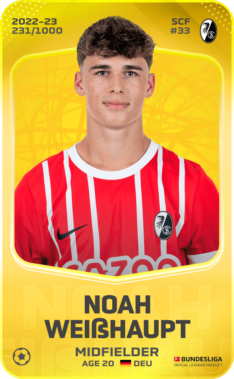 Noah Weißhaupt 2022-23 • Limited 231/1000
