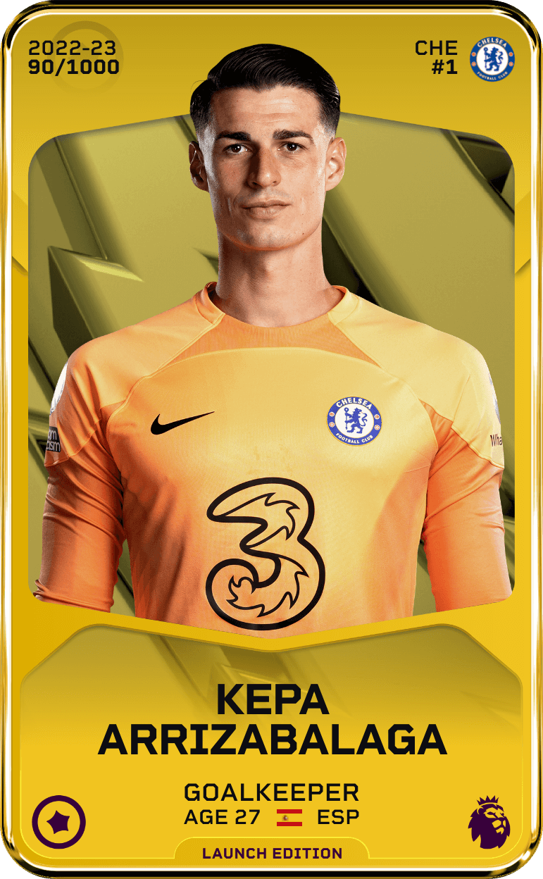 Kepa Arrizabalaga 2022-23 • Limited 90/1000