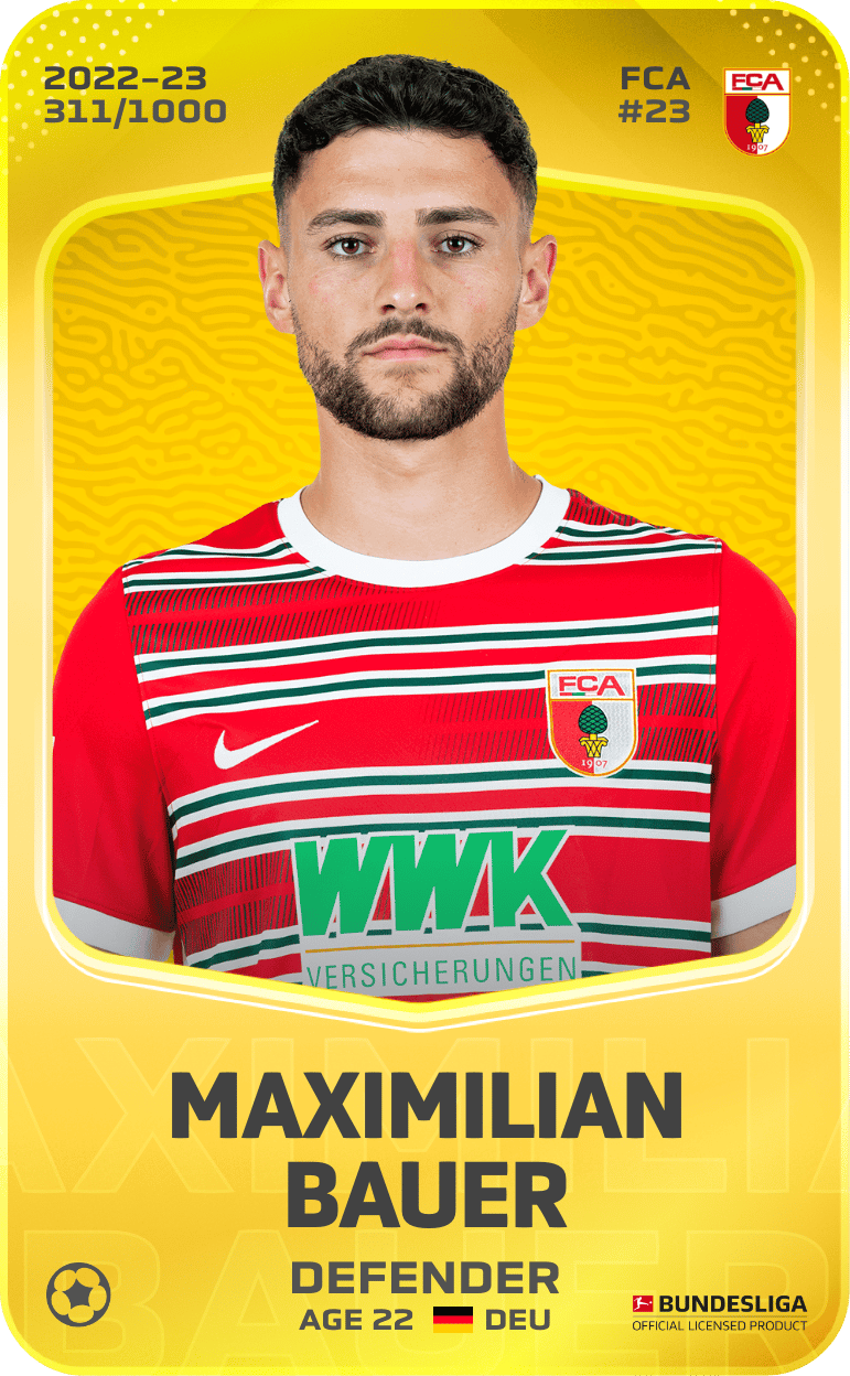 Maximilian Bauer 2022-23 • Limited 311/1000