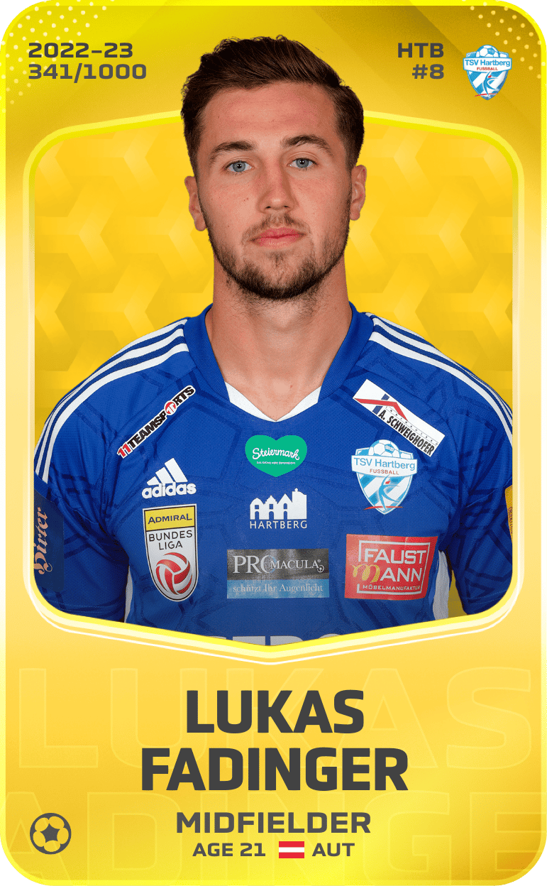 Lukas Fadinger 2022-23 • Limited 341/1000