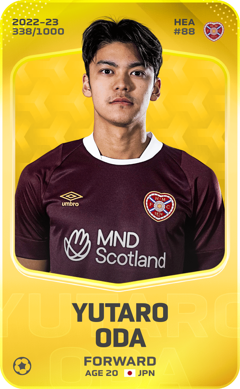 Yutaro Oda 2022-23 • Limited 338/1000