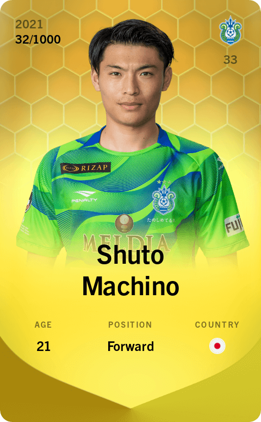 Shuto Machino 2021-22 • Limited 32/1000