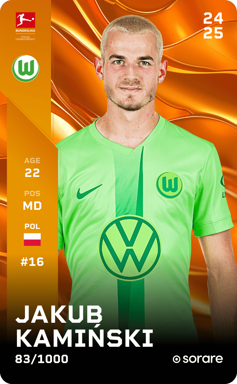 Jakub Kamiński 2024-25 • Limited 83/1000