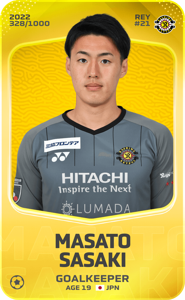 Masato Sasaki 2022-23 • Limited 328/1000