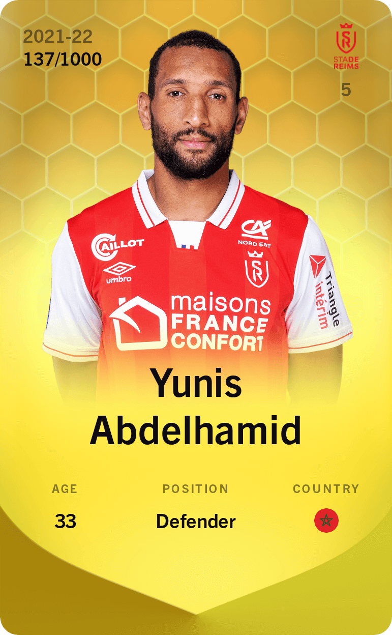 Yunis Abdelhamid 2021-22 • Limited 137/1000