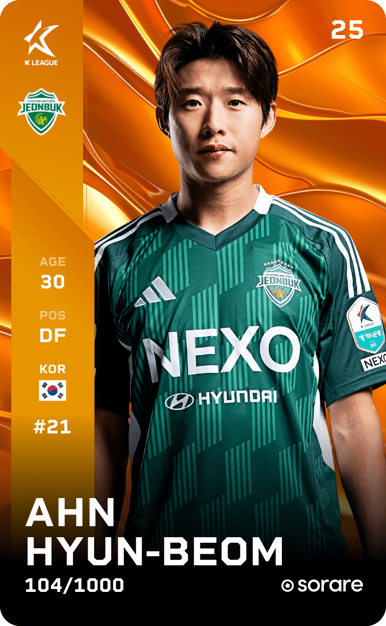 Ahn Hyeon-Beom 2025-26 • Limited 104/1000