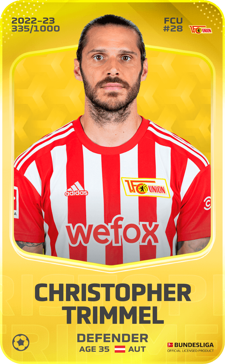Christopher Trimmel 2022-23 • Limited 335/1000