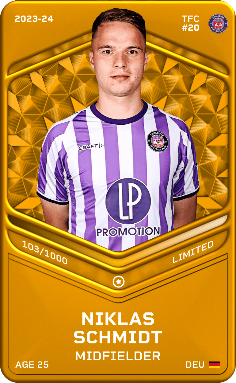 Niklas Schmidt 2023-24 • Limited 103/1000