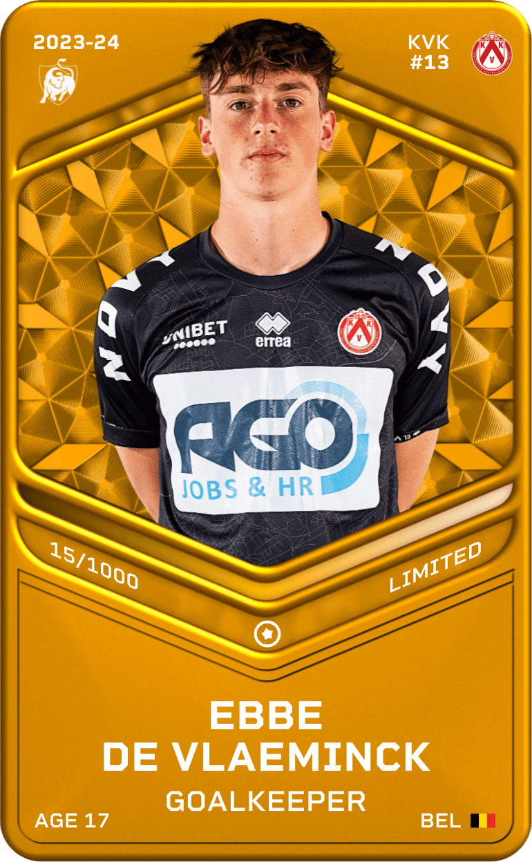 Ebbe De Vlaeminck 2023-24 • Limited 15/1000