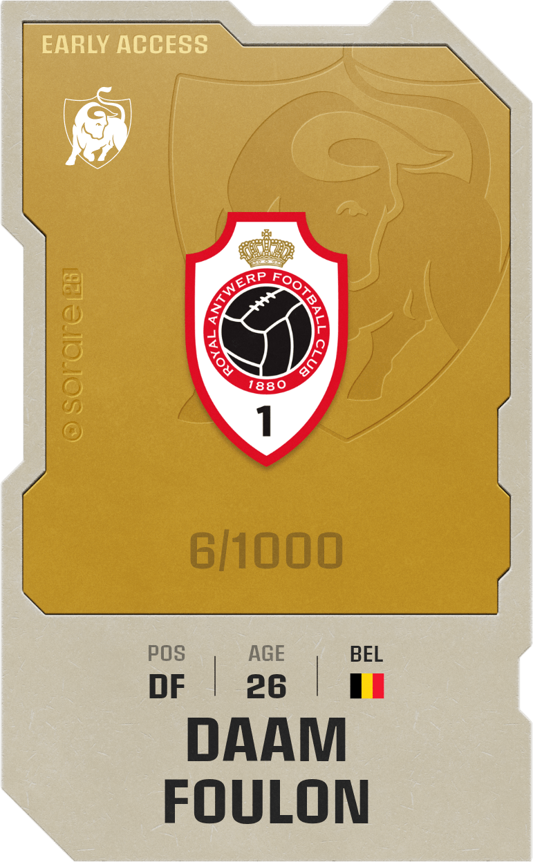 Daam Foulon 2025-26 • Limited 6/1000