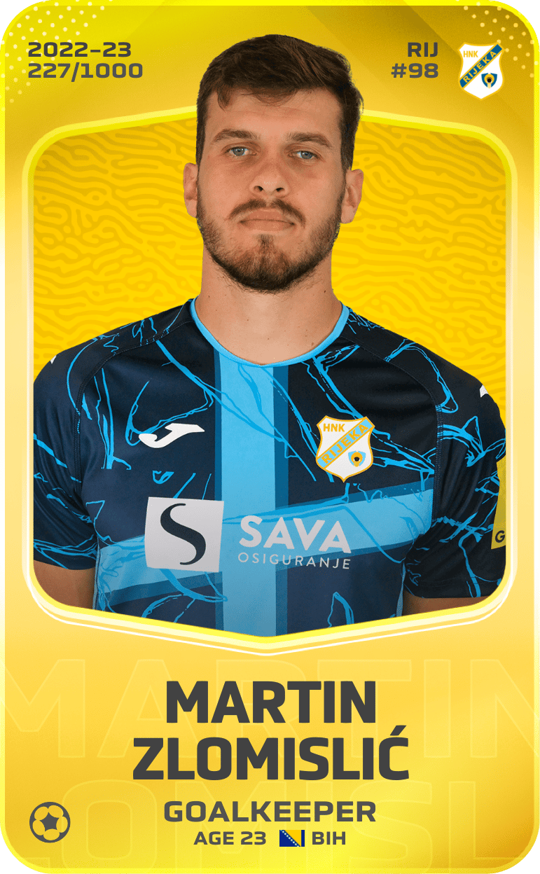Martin Zlomislić 2022-23 • Limited 227/1000