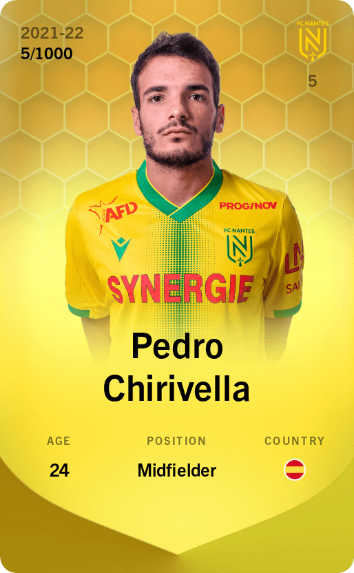 Pedro Chirivella 2021-22 • Limited 5/1000