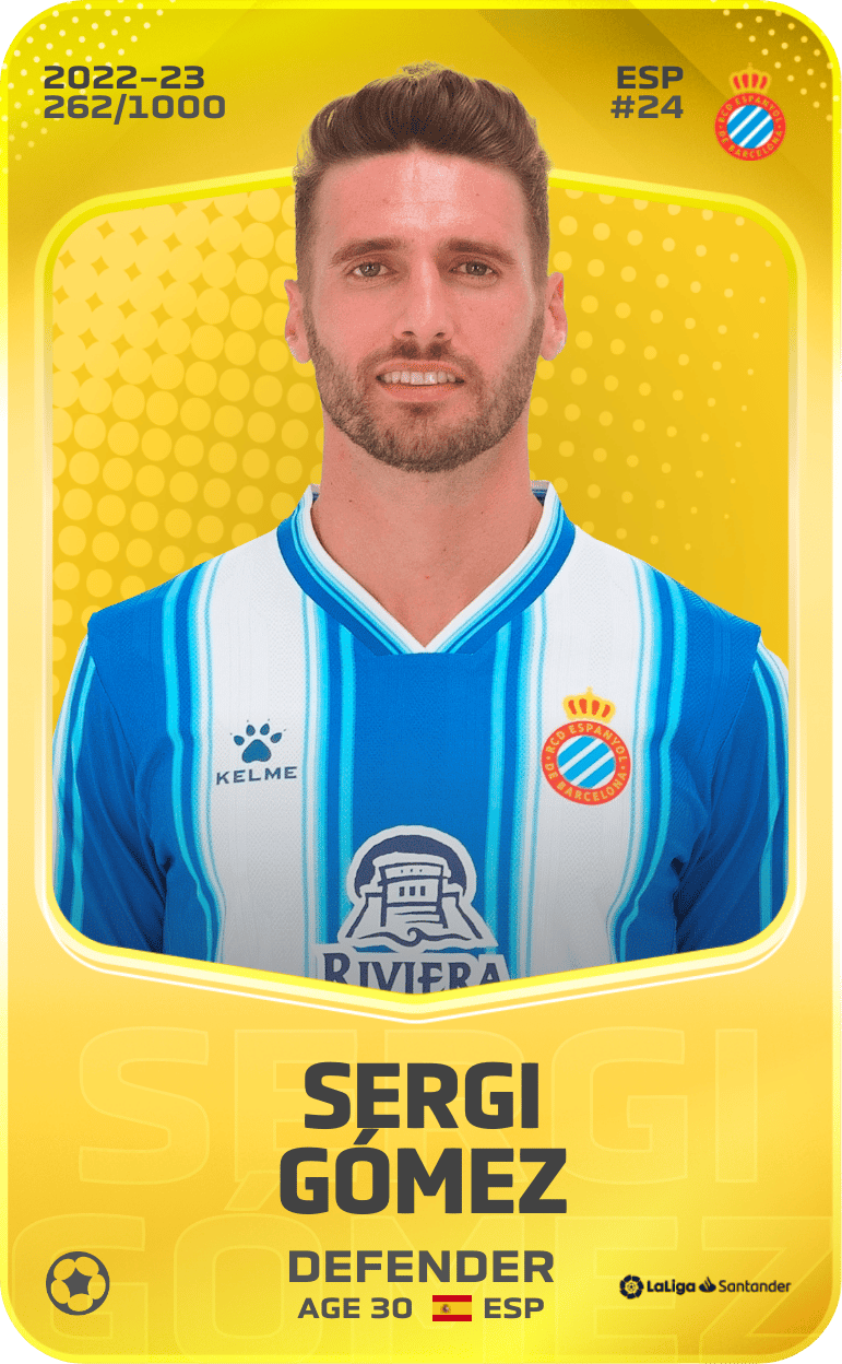 Sergi Gómez 2022-23 • Limited 262/1000