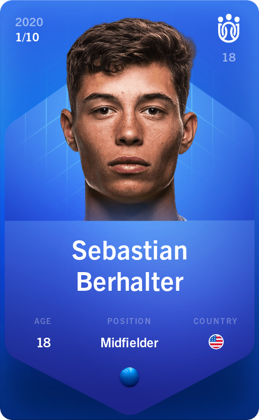 Sorare - Sorare Official - Sebastian Berhalter 2020-21 • Super Rare 1/10 - NFT # 68371379234878965636655534174692331137480325723981389640882436553453951915923