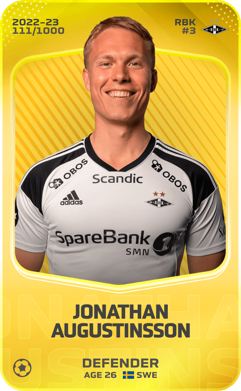 Jonathan Augustinsson 2022-23 • Limited 111/1000
