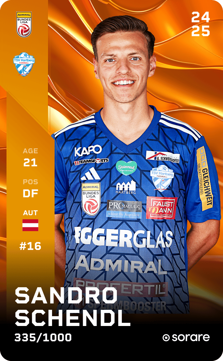 Sandro Schendl 2024-25 • Limited 335/1000