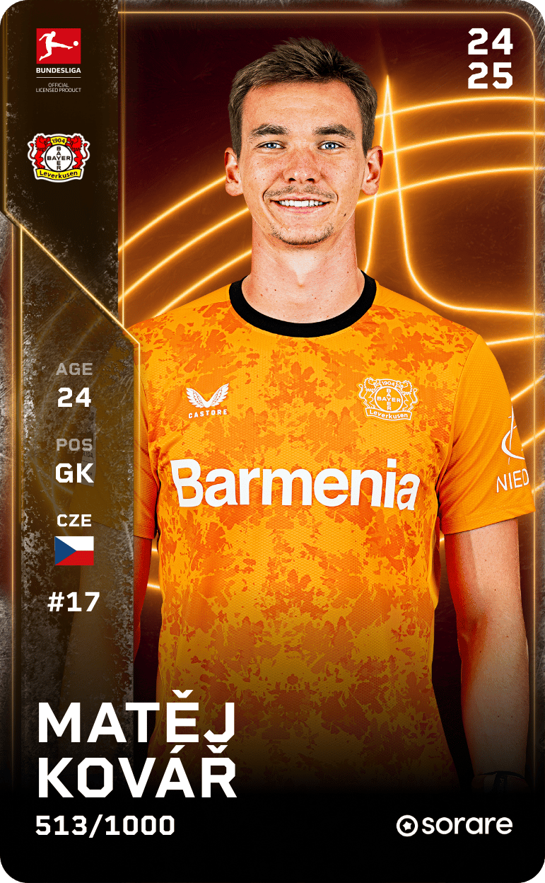 Matěj Kovář 2024-25 • Limited 513/1000