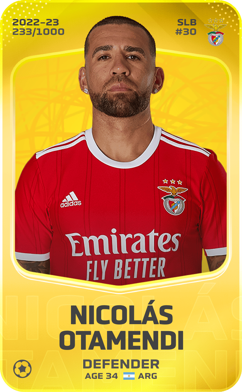 Nicolás Otamendi 2022-23 • Limited 233/1000
