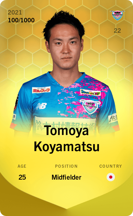 Tomoya Koyamatsu 2021-22 • Limited 100/1000
