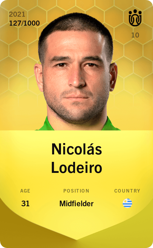 Nicolás Lodeiro 2021-22 • Limited 127/1000