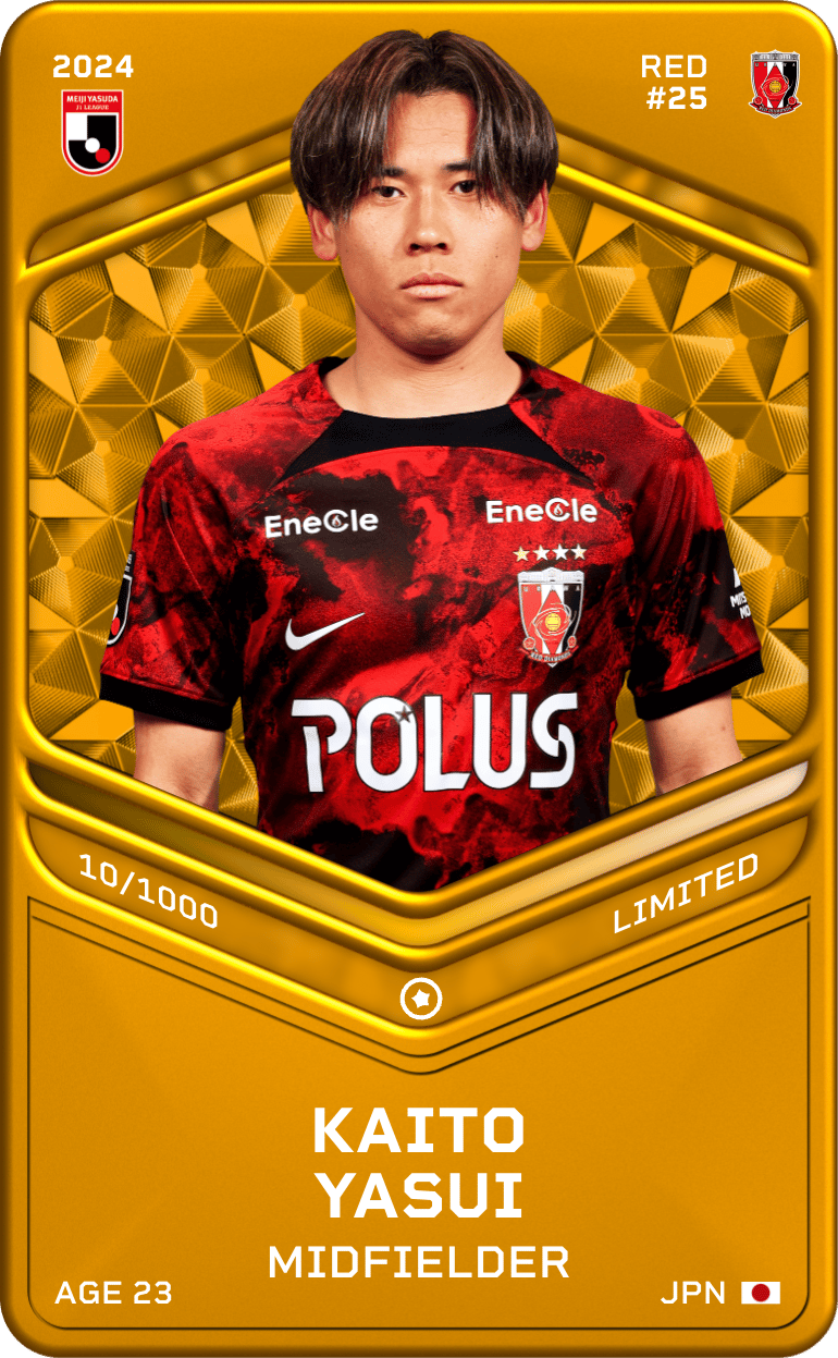 Kaito Yasui 2024-25 • Limited 10/1000