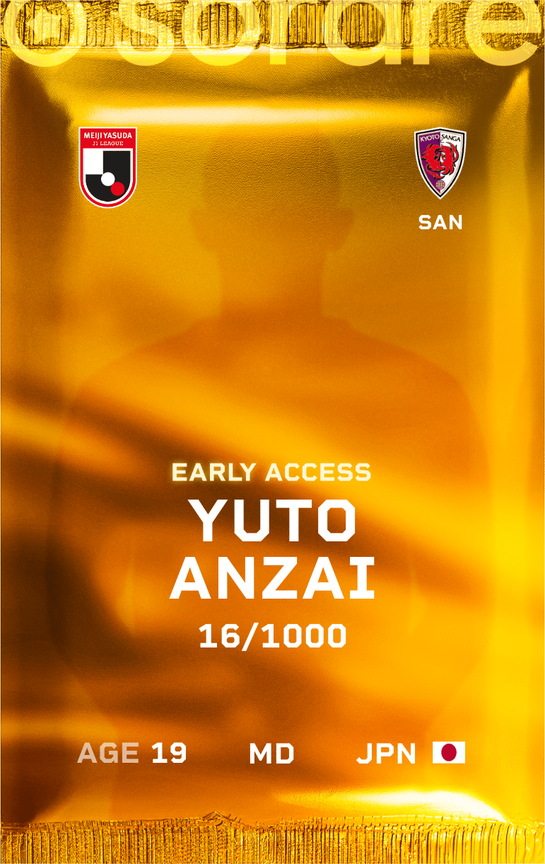 Yuto Anzai 2025-26 • Limited 16/1000