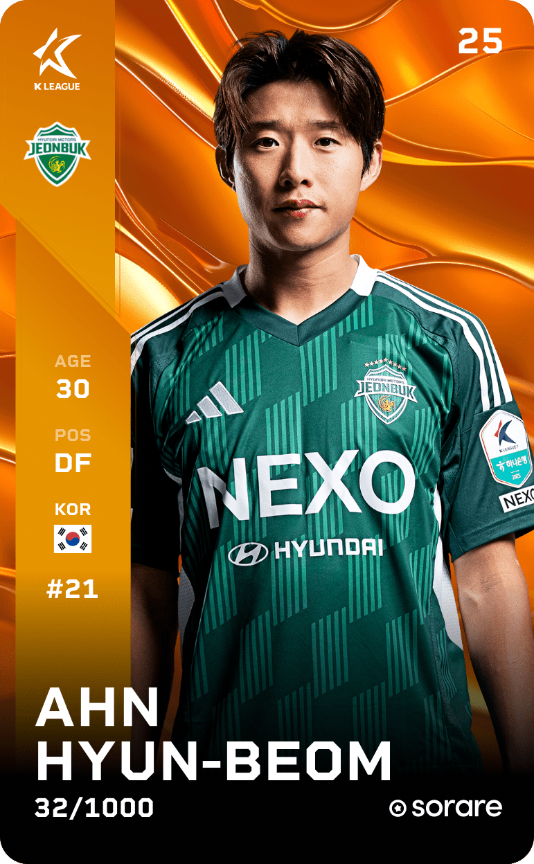 Ahn Hyeon-Beom 2025-26 • Limited 32/1000