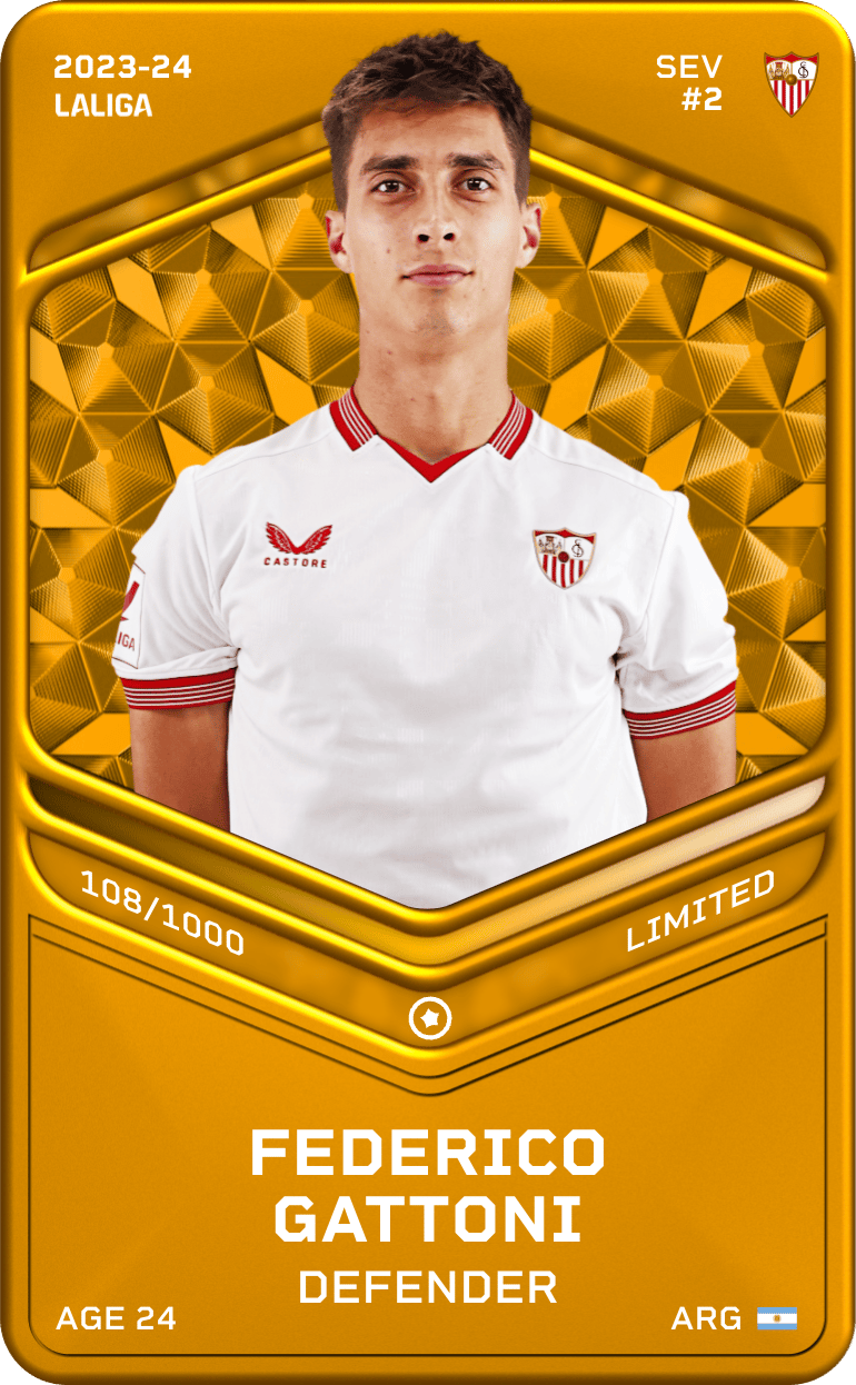 Federico Gattoni 2023-24 • Limited 108/1000