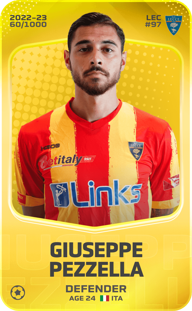 Giuseppe Pezzella 2022-23 • Limited 60/1000