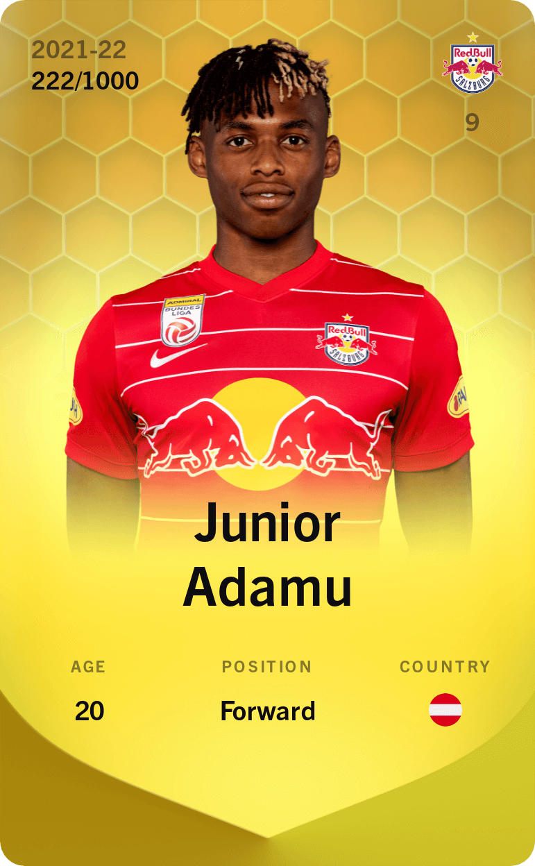 Junior Adamu 2021-22 • Limited 222/1000