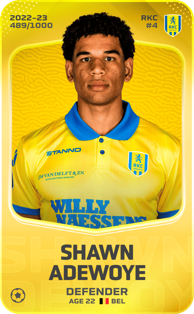 Shawn Adewoye 2022-23 • Limited 489/1000